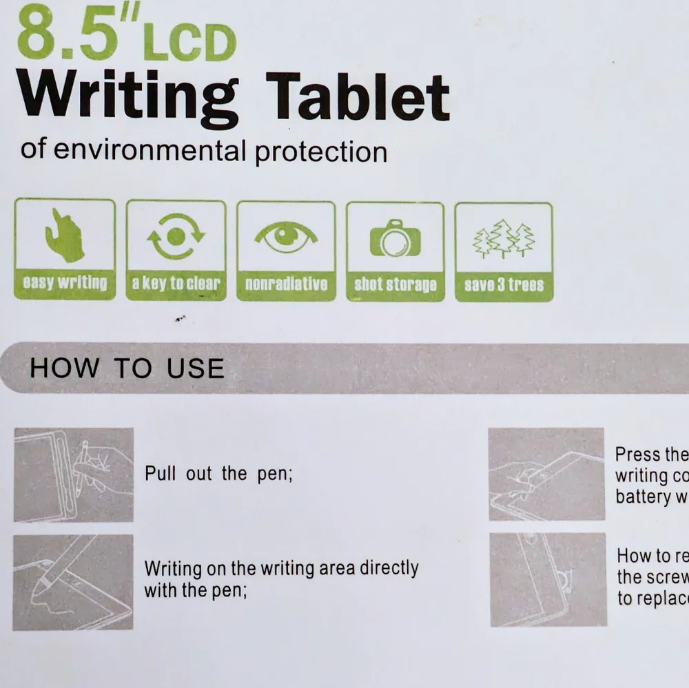 Environment-friendly no paper no chalk 8.5